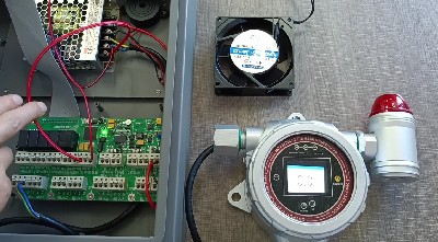 气体报警控制器 MIC2000联动风机操作视频